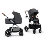 Коляска 2 в 1 Kinderkraft Everyday Dark Gray (KSEVER00DGR2000)