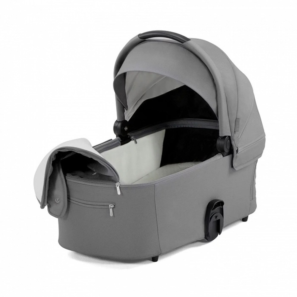 Kinderkraft Nea - універсальна багатофункціональна коляска 2 в 1 з великими колесами • Platinum Grey (KSNEA000GRY2000)