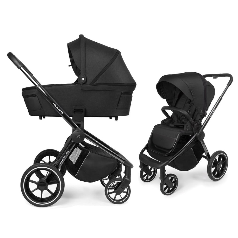 Коляска 2 в 1 Muuvo Quick 3.0 Jet Black