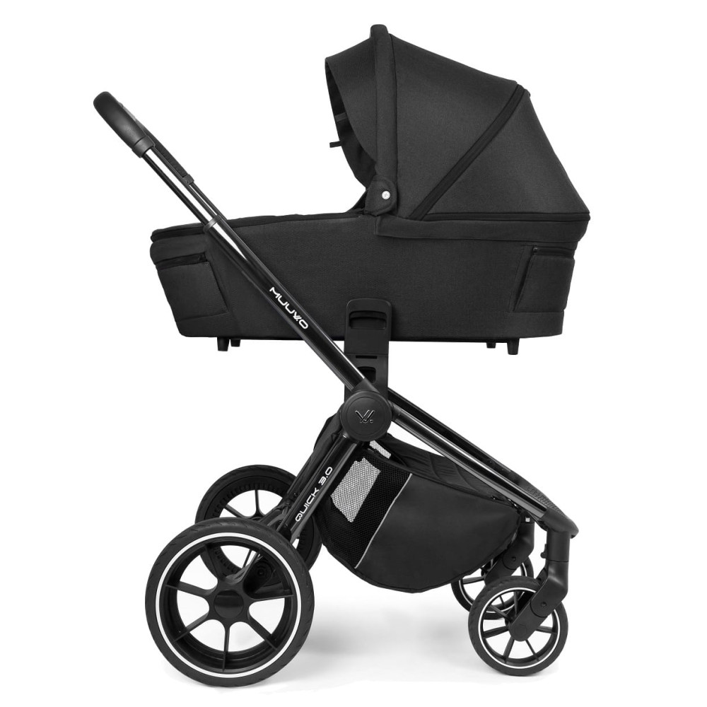 Коляска 2 в 1 Muuvo Quick 3.0 Jet Black