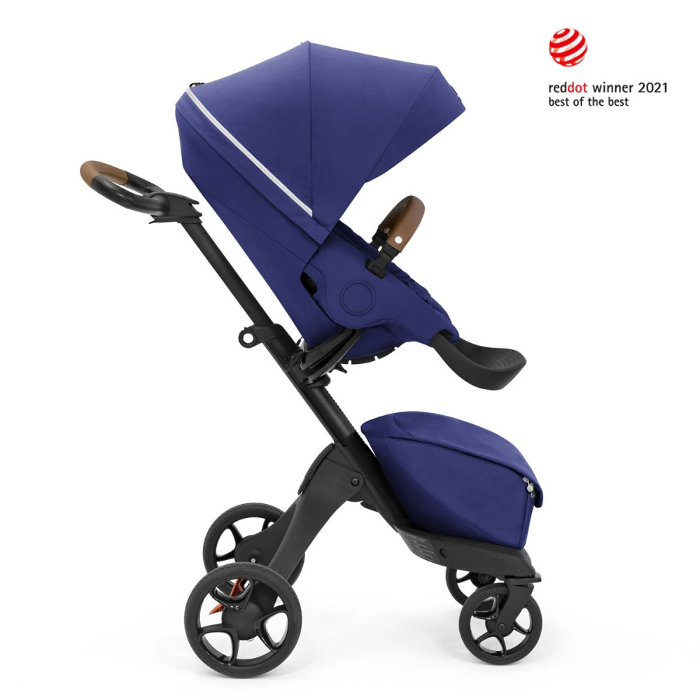 Stokke Xplory X - детская коляска 2 в 1 с люлькой для новорожденных, всесезонная коляска с прогулочным блоком • Королевский-синий (k.571403) Stokke Xplory X - детская коляска 2 в 1 с люлькой для новорожденных, всесезонная коляска с прогулочным блоком • Королевский-синий (k.571403)