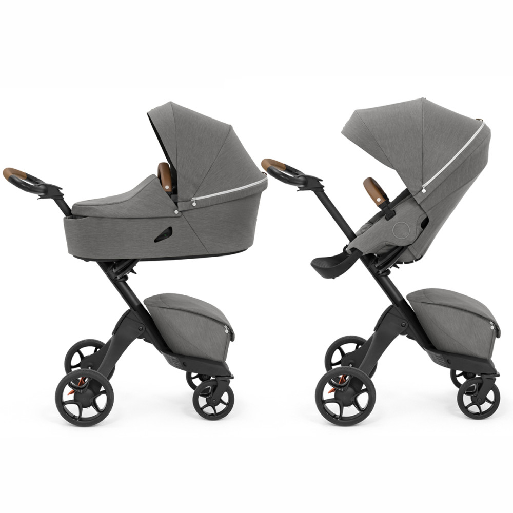 Stokke Xplory X - детская коляска 2 в 1 с люлькой для новорожденных, всесезонная коляска с прогулочным блоком • Серый модерн (k.571402) Stokke Xplory X - детская коляска 2 в 1 с люлькой для новорожденных, всесезонная коляска с прогулочным блоком • Серый модерн (k.571402)