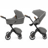 Stokke Xplory X - детская коляска 2 в 1 с люлькой для новорожденных, всесезонная коляска с прогулочным блоком • Серый модерн (k.571402)