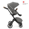 Stokke Xplory X - детская коляска 2 в 1 с люлькой для новорожденных, всесезонная коляска с прогулочным блоком • Серый модерн (k.571402)