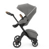 Stokke Xplory X - детская коляска 2 в 1 с люлькой для новорожденных, всесезонная коляска с прогулочным блоком • Серый модерн (k.571402)