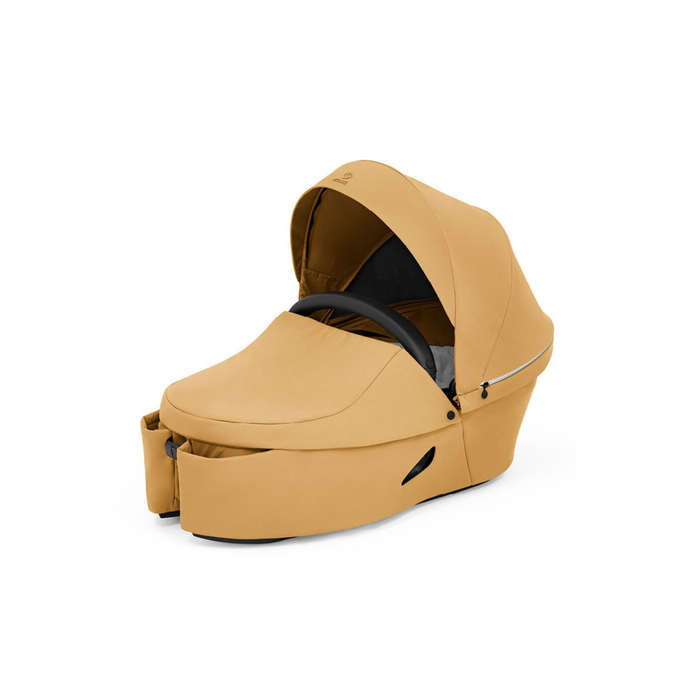 Stokke Xplory X - детская коляска 2 в 1 с люлькой для новорожденных, всесезонная коляска с прогулочным блоком • Золотисто-желтый (k.571405)