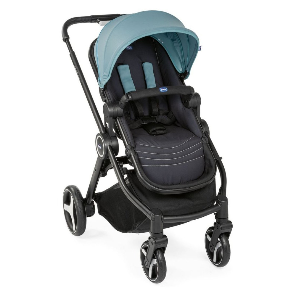 Коляска 3 в 1 Chicco Trio Best Friend+ Light бірюзовий Коляска 3 в 1 Chicco Trio Best Friend+ Light бірюзовий