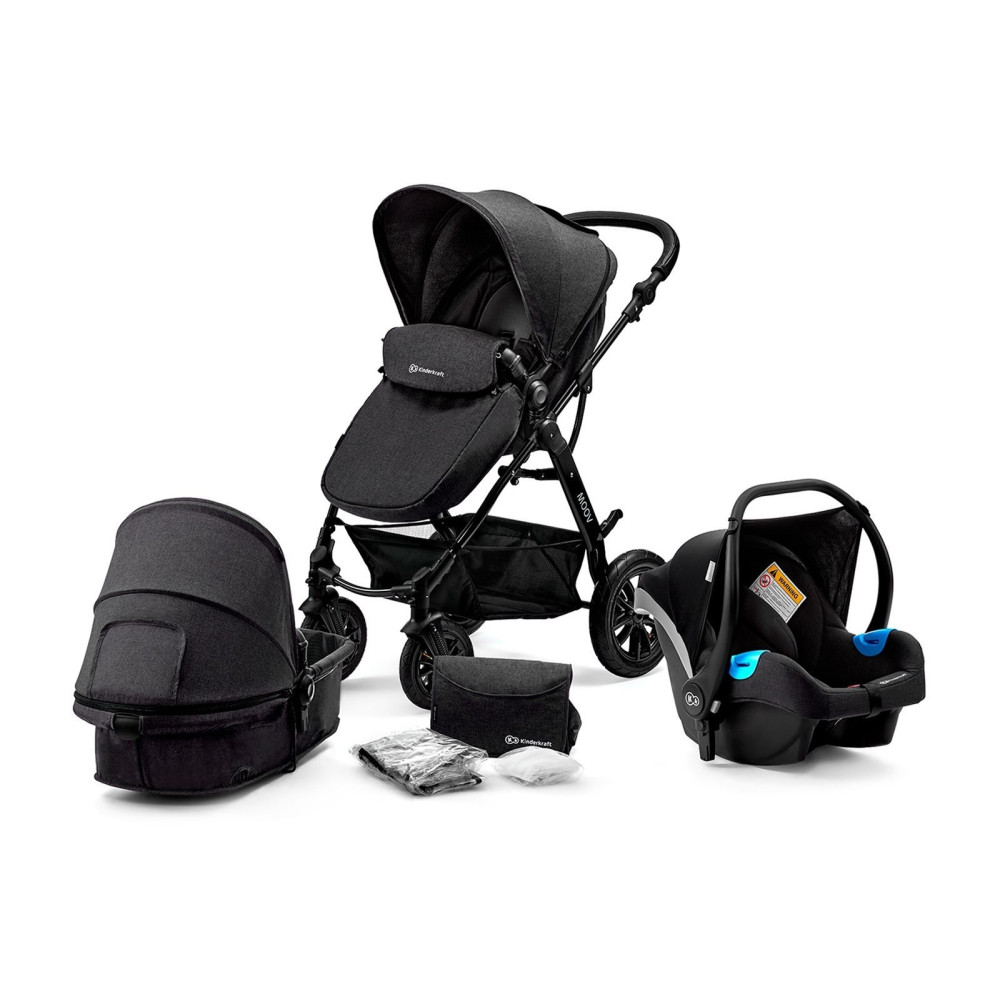 Коляска 3 в 1 Kinderkraft Moov Black Коляска 3 в 1 Kinderkraft Moov Black