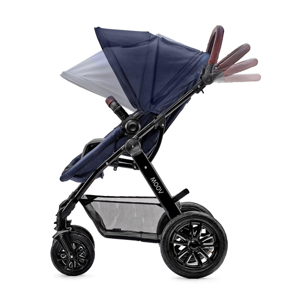 Коляска 3 в 1 Kinderkraft Moov Navy