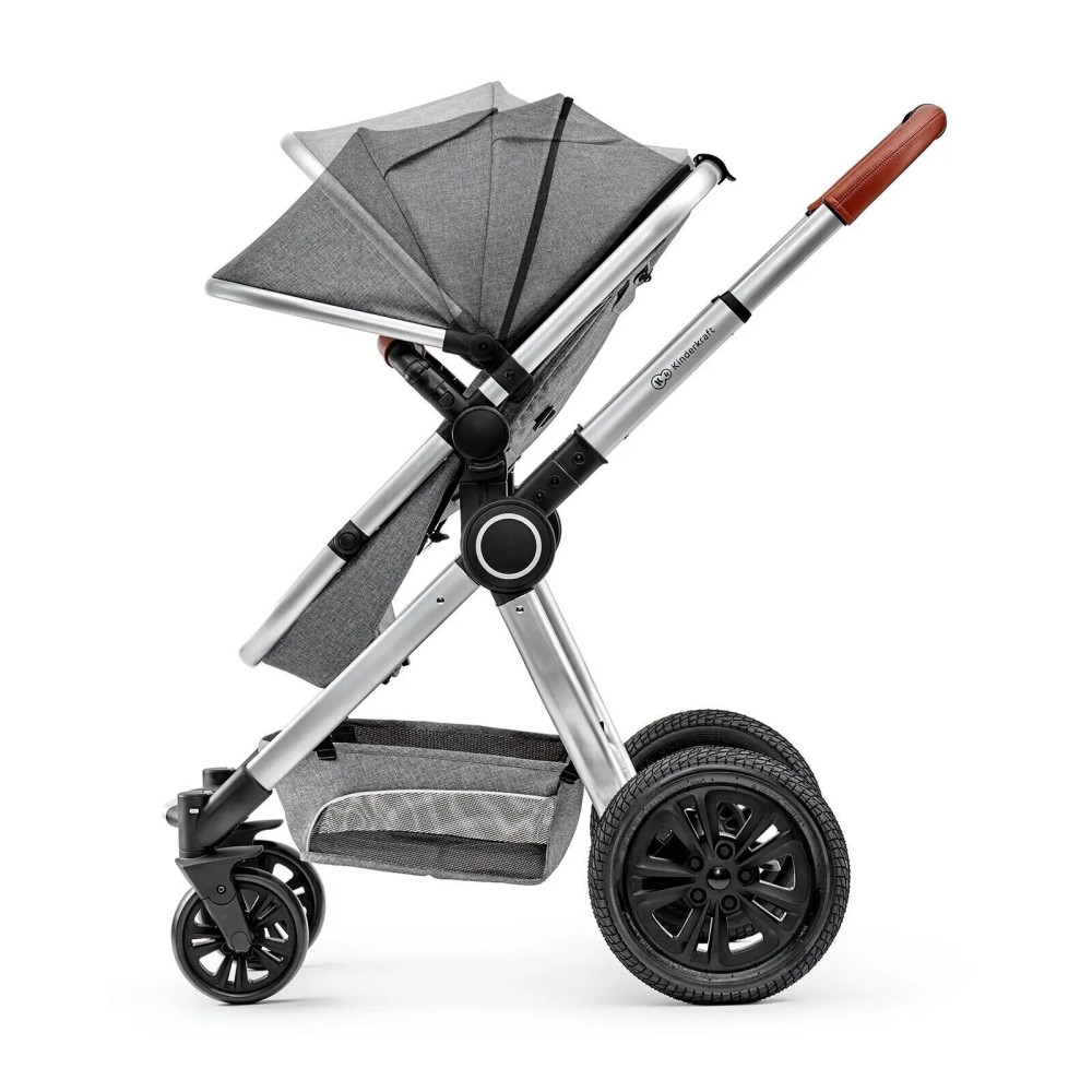 Kinderkraft Veo - універсальна коляска 3 в 1 з великими колесами • Gray (KKWVEOGRY30000) Kinderkraft Veo - універсальна коляска 3 в 1 з великими колесами • Gray (KKWVEOGRY30000)