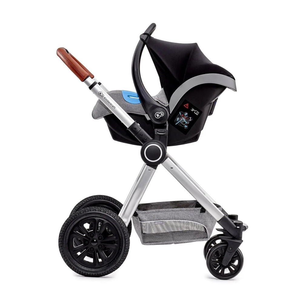 Kinderkraft Veo - універсальна коляска 3 в 1 з великими колесами • Gray (KKWVEOGRY30000) Kinderkraft Veo - універсальна коляска 3 в 1 з великими колесами • Gray (KKWVEOGRY30000)