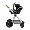 Kinderkraft Veo - універсальна коляска 3 в 1 з великими колесами • Gray (KKWVEOGRY30000)