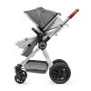 Kinderkraft Veo - універсальна коляска 3 в 1 з великими колесами • Gray (KKWVEOGRY30000)