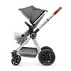 Kinderkraft Veo - універсальна коляска 3 в 1 з великими колесами • Gray (KKWVEOGRY30000)