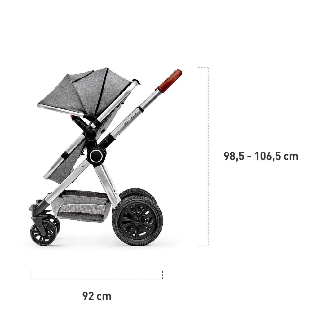 Kinderkraft Veo - універсальна коляска 3 в 1 з великими колесами • Gray (KKWVEOGRY30000) Kinderkraft Veo - універсальна коляска 3 в 1 з великими колесами • Gray (KKWVEOGRY30000)