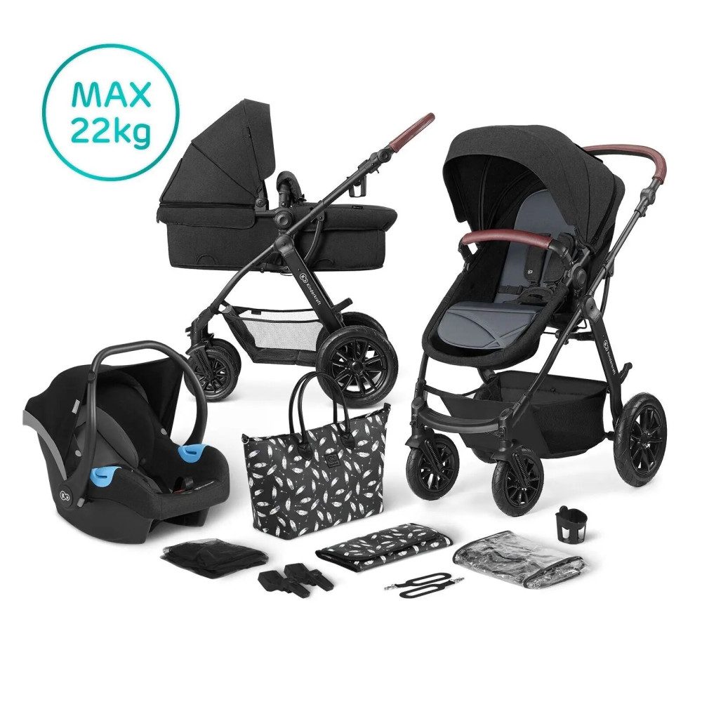 Коляска 3 в 1 Kinderkraft Xmoov Black (KKWXMOVBLK3000)