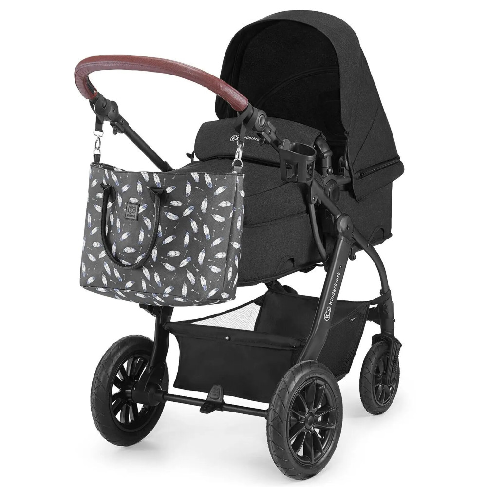 Коляска 3 в 1 Kinderkraft Xmoov Black (KKWXMOVBLK3000)