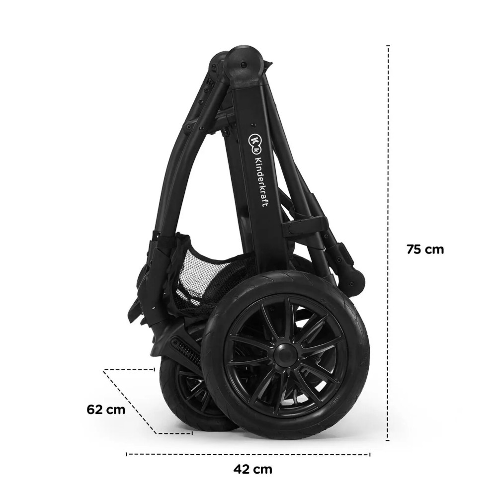 Коляска 3 в 1 Kinderkraft Xmoov Black (KKWXMOVBLK3000)