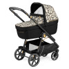 Peg Perego Veloce - детская коляска 3 в 1 с автокреслом Viaggio Lounge (от 0 до 15 месяцев / 0-13 кг), коляска для новорожденных • Grafic Gold