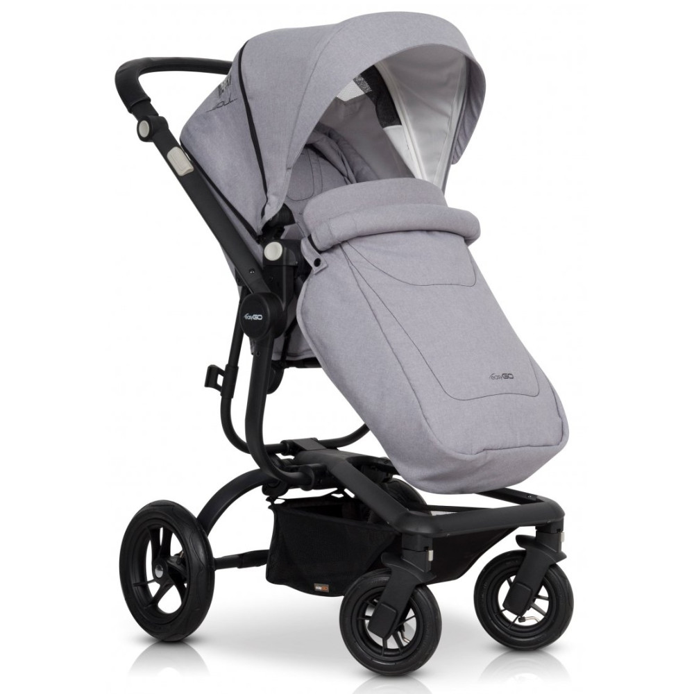 Коляска 2 в 1 EasyGo Soul Grey Fox (Ізі Гоу Соул Грей Фокс) Коляска 2 в 1 EasyGo Soul Grey Fox (Ізі Гоу Соул Грей Фокс)