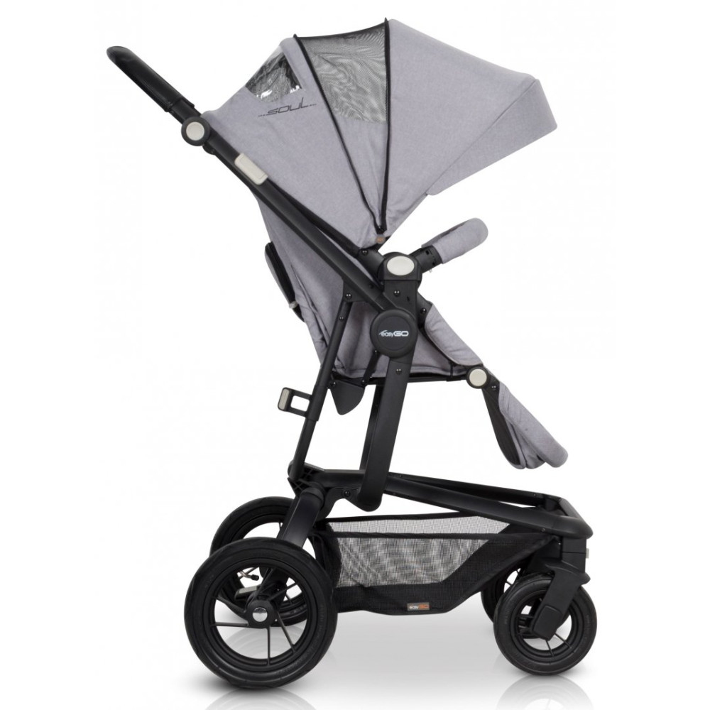 Коляска 2 в 1 EasyGo Soul Grey Fox (Ізі Гоу Соул Грей Фокс) Коляска 2 в 1 EasyGo Soul Grey Fox (Ізі Гоу Соул Грей Фокс)