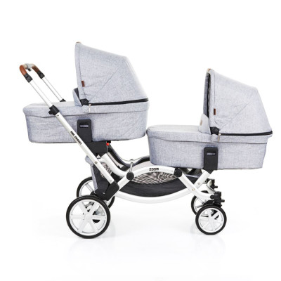 Коляска для двойни ABC Design Zoom Graphite