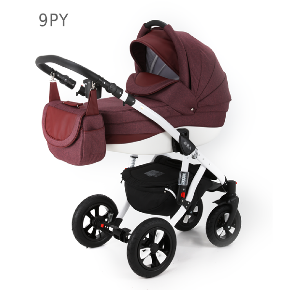 Коляска 2 в 1 Adamex Avila Pretty Collection 09PY (Адамекс Авіла Пріті Коллекшн)