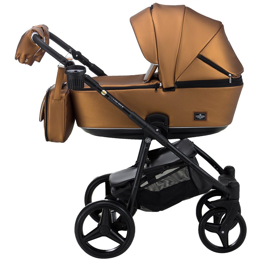 Коляска 2 в 1 Adamex Barcelona кожа 100% Y230