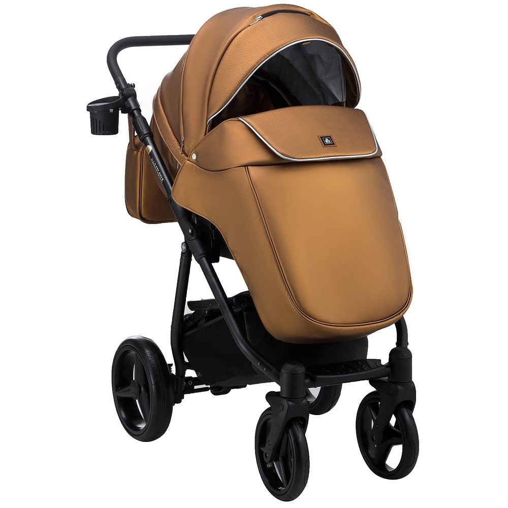 Коляска 2 в 1 Adamex Barcelona кожа 100% Y230