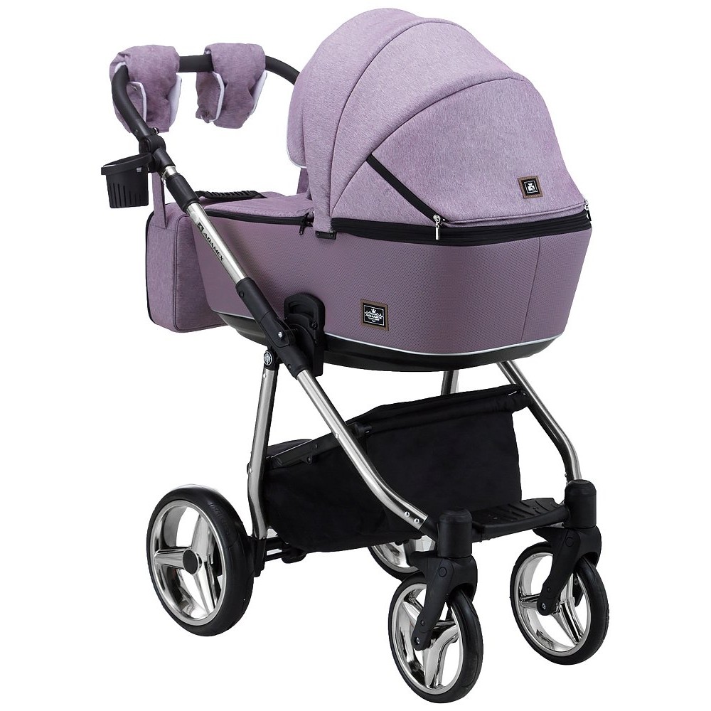 Коляска 2 в 1 Adamex Barcelona Polar (Chrome) BR427