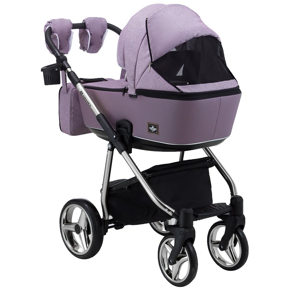 Коляска 2 в 1 Adamex Barcelona Polar (Chrome) BR427