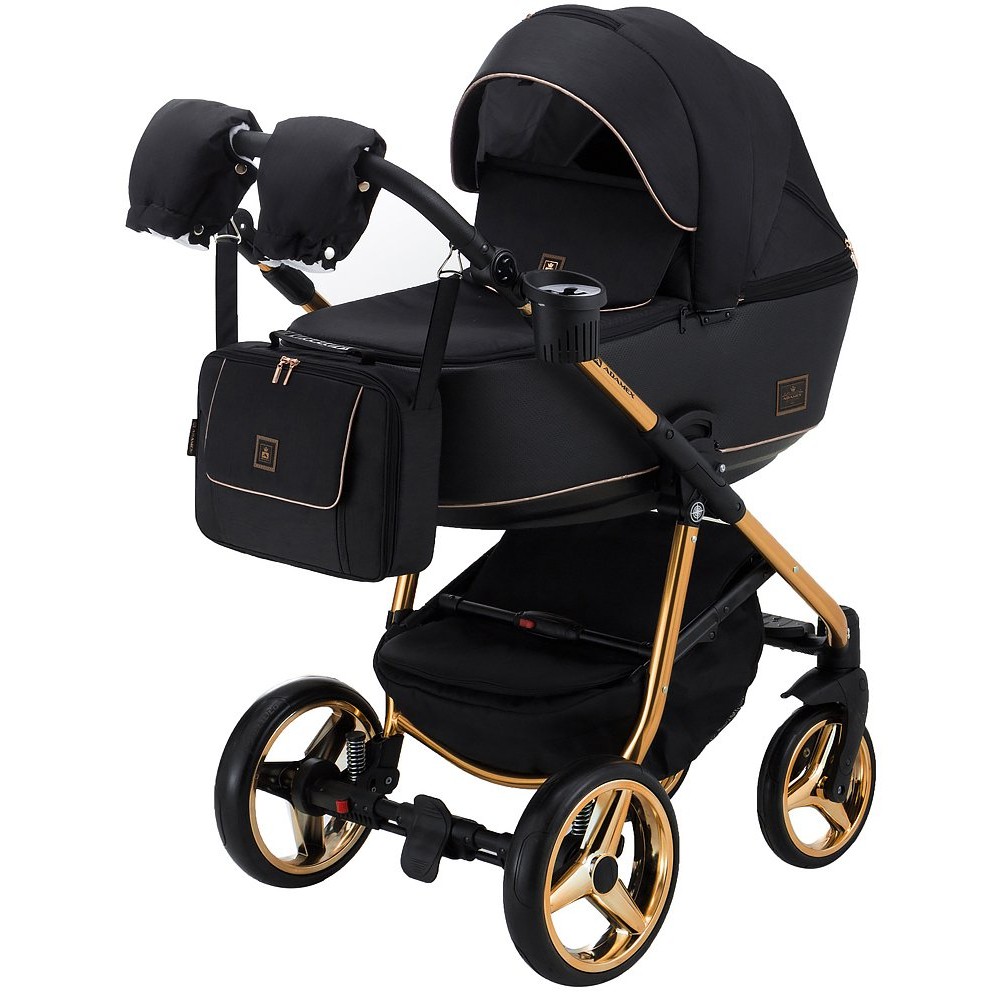Коляска 2 в 1 Adamex Barcelona Polar (Pink Gold) BR408