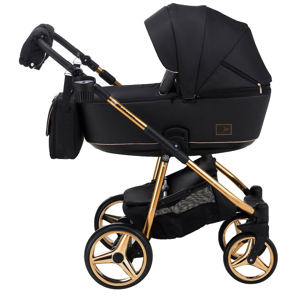 Коляска 2 в 1 Adamex Barcelona Polar (Pink Gold) BR408