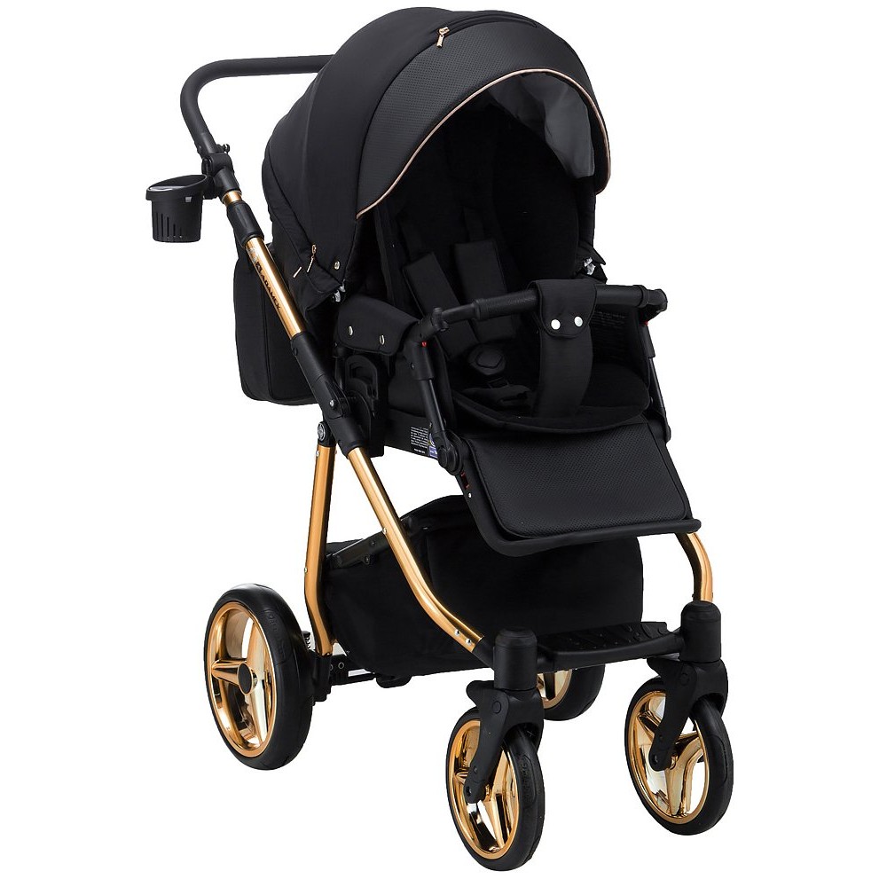 Коляска 2 в 1 Adamex Barcelona Polar (Pink Gold) BR408