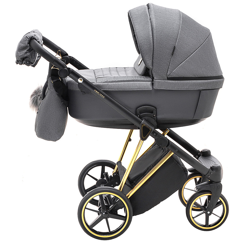 Коляска 2 в 1 Adamex Belissa Special Edition PS-608 графит