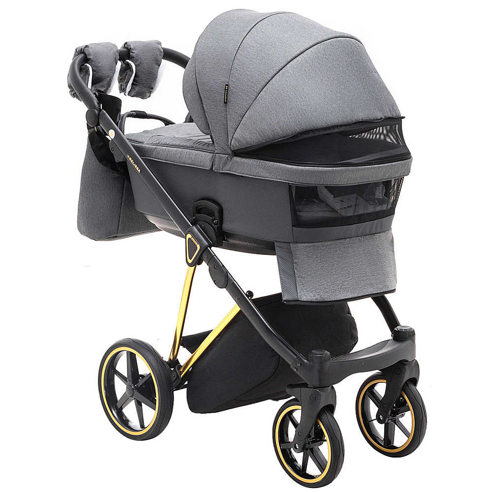 Коляска 2 в 1 Adamex Belissa Special Edition PS-608 графит