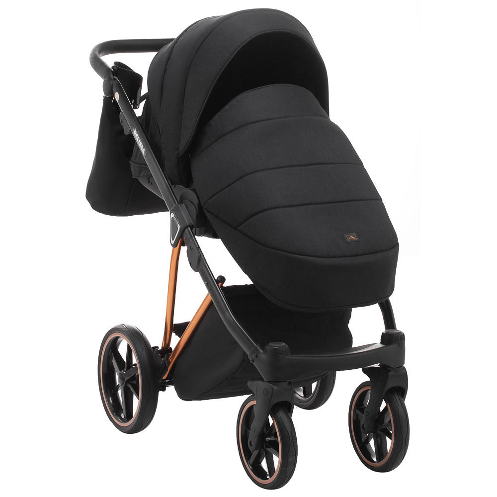 Коляска 2 в 1 Adamex Belissa Special Edition PS-571 чёрный