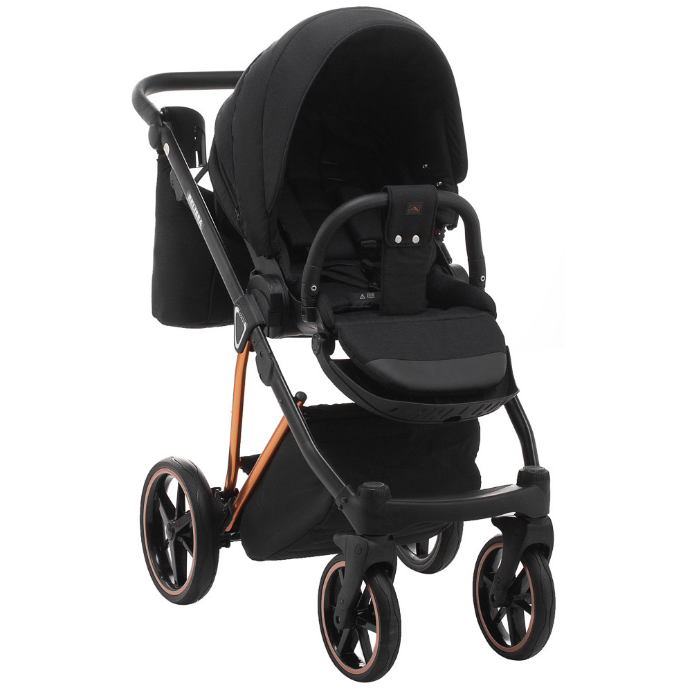 Коляска 2 в 1 Adamex Belissa Special Edition PS-571 чёрный
