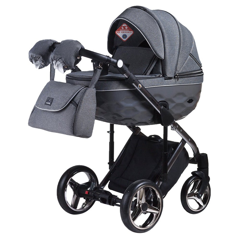 Коляска 2 в 1 Adamex Chantal Polar C5 Graphite