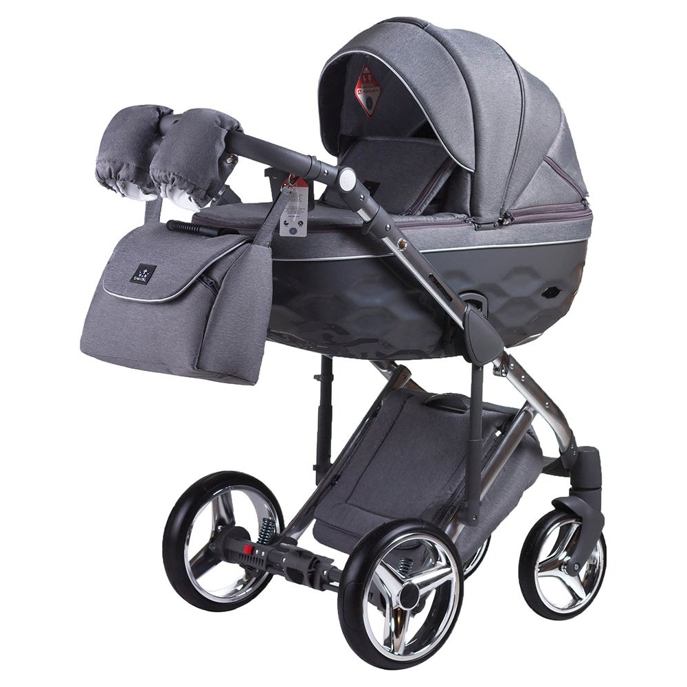 Коляска 2 в 1 Adamex Chantal Polar C4 Chrome