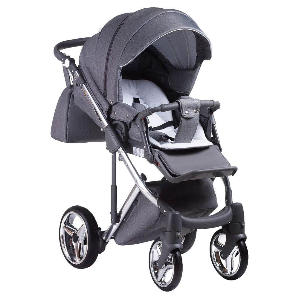 Коляска 2 в 1 Adamex Chantal Polar C4 Chrome