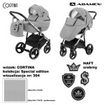 Коляска 2 в 1 Adamex Cortina Special Edition Кожа CT-304