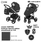 Коляска 2 в 1 Adamex Cortina Special Edition Кожа CT-310