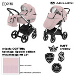 Коляска 2 в 1 Adamex Cortina Special Edition Кожа CT-321