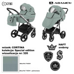 Коляска 2 в 1 Adamex Cortina Special Edition Кожа CT-326