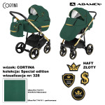 Коляска 2 в 1 Adamex Cortina Special Edition Кожа CT-328