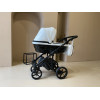 Коляска 2 в 1 Adamex Diego SA-1 (белая  кожа)