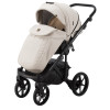 Коляска 2 в 1 Adamex Emilio EM-306 Eco (бежевая кожа)