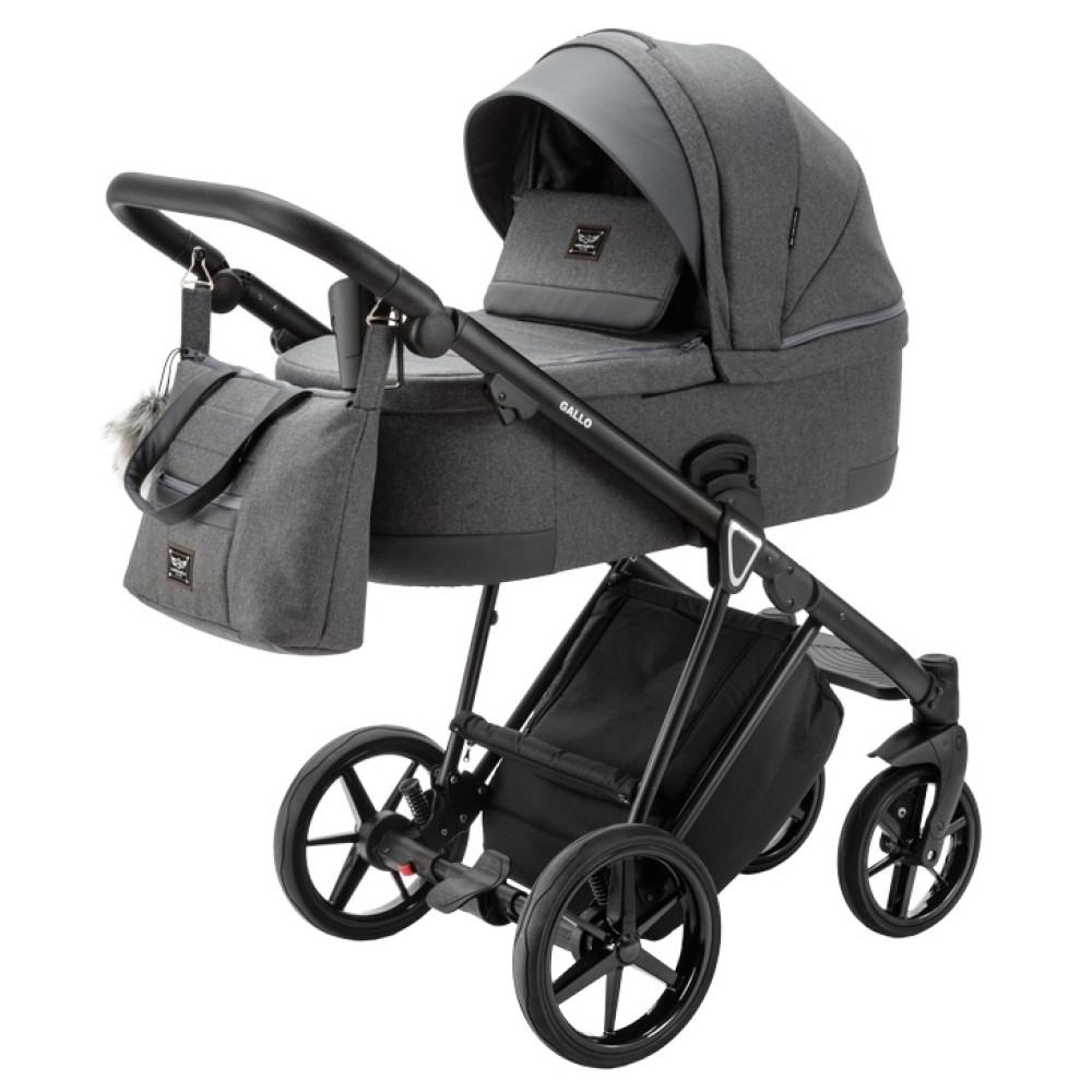 Коляска 2 в 1 Adamex Gallo GA-3 Graphite