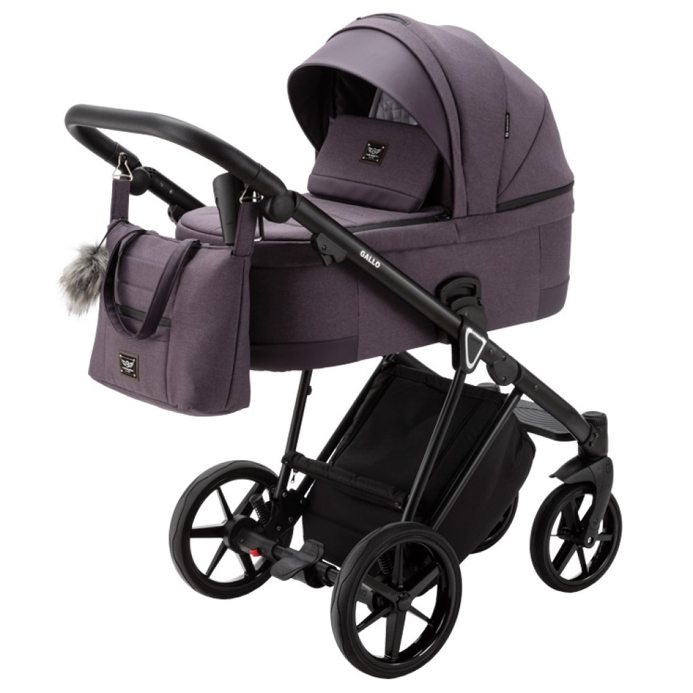 Коляска 2 в 1 Adamex Gallo GA-8 Plum Perfect